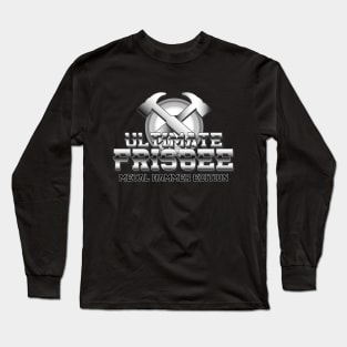 Ultimate Frisbee Metal Long Sleeve T-Shirt